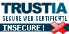 TRUSTIA Secure Web Cetrificate